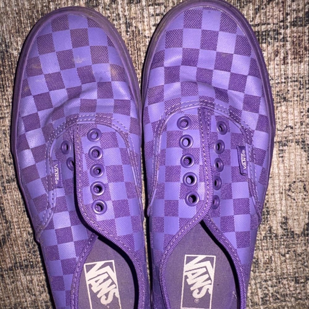 Vans purple shoes men’s 7.5 women’s 9